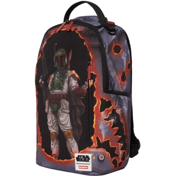 SPRAYGROUND. STAR WARS BOBA FETT BLOWOUT SHARK BACKPACK - Picture 4 of 16